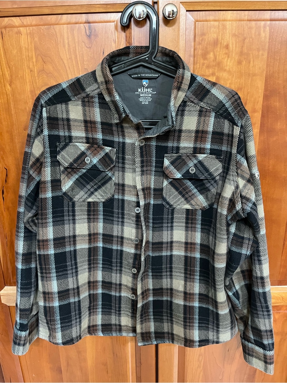 KUHL Men’s Plaid Button-Up Shirt- heavyweight